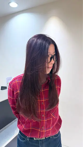 ロング カラー akari / ミディアムパーマのヘアスタイル