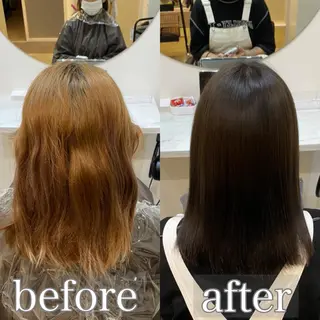 ミディアム 【髪質改善　艶髪】 布川　莉穂のヘアスタイル