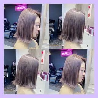 ミディアム 🤍ムラ修正ブリーチ 🤍原宿/YUUのヘアスタイル