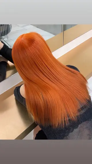 セミロング 縮毛矯正特化 髪質改善辻良輝のヘアスタイル