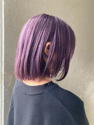 ミディアム カラー ブリーチカラー🌈 石垣翔太のヘアスタイル