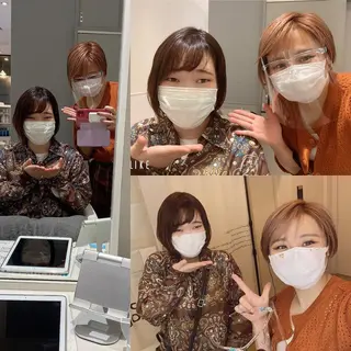 ショート カラー メンズ キッズ ✂︎ショート、ボブ、 レイヤー🩵YUMIのヘアスタイル
