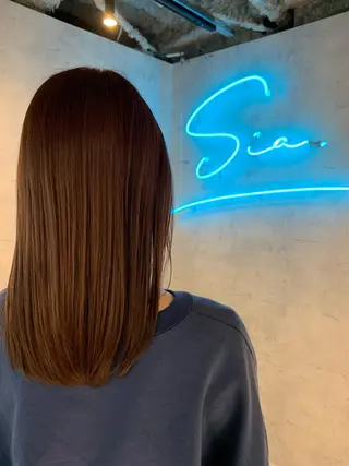 ミディアム カラー パーマ ヘアアレンジ メンズ ネイル マツエク・マツパ Sia中野新橋 『JUNYA』のヘアスタイル