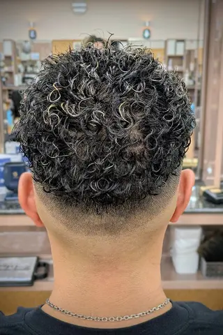 ショート パーマ 理容プラージュ燕三条 福井のヘアスタイル