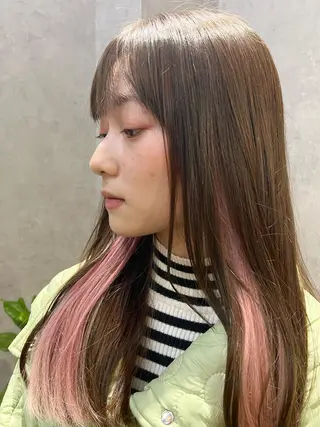 ロング 福井 采未のヘアスタイル