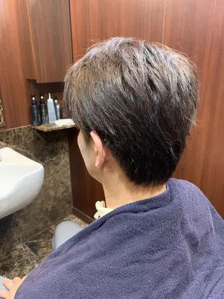 ミディアム メンズ 羽木 隆徒のヘアスタイル