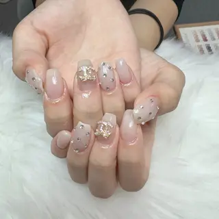 ネイル 🎀nana🫧 ワンホンネイル🎀のネイルデザイン