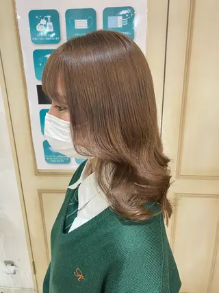 ロング カラー ヘアアレンジ 透明感カラー 古山 結季🌙🖤のヘアスタイル