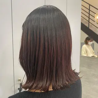 ミディアム 村山 豪歩のヘアスタイル