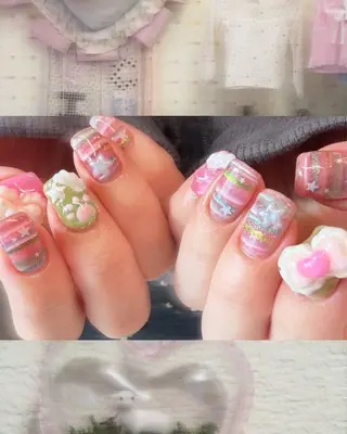 ネイル AOI✩⡱ y2kネイルのネイルデザイン