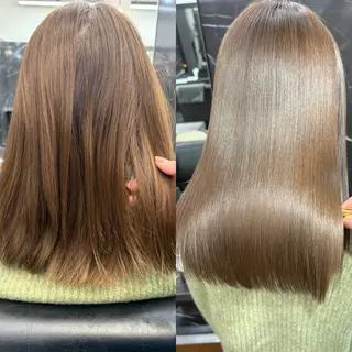 ロング 大西 魁知のヘアスタイル