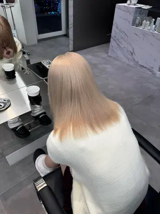 ミディアム カラー レイヤー/ハッシュ カット/悠斗のヘアスタイル