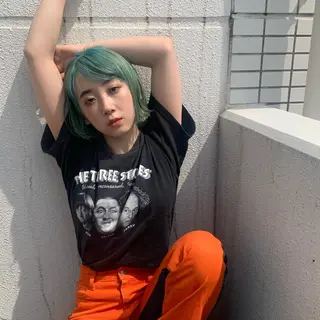 ミディアム カラー パーマ ヘアアレンジ 🎀オイダイラ モモカ🎀のヘアスタイル