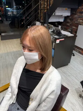 カラー まつもと みなつのヘアスタイル