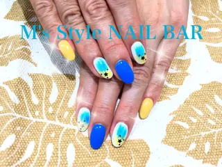 ミディアム ネイル M's Style NAIL BARのネイルデザイン