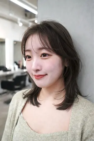 ミディアム カラー 似合わせ特化/ itta𓂃🫧‪のヘアスタイル