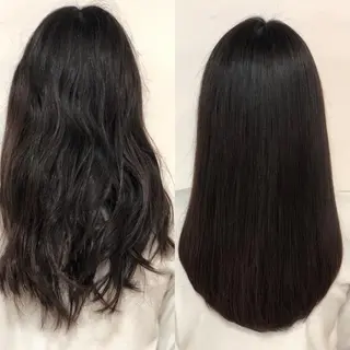 ロング 菊池 栄里奈のヘアスタイル