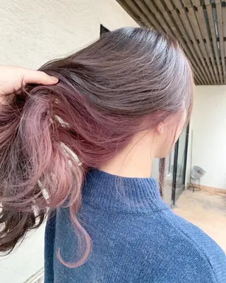 セミロング カラー 艶髪・酸性ストレート フリツのヘアスタイル