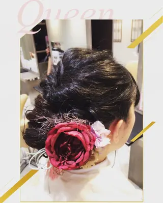 ヘアアレンジ ヘアセット 野中のヘアスタイル