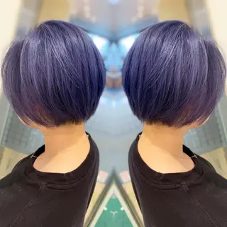 ショート カラー ブリーチ/バレイヤ ージュ川端裕司のヘアスタイル