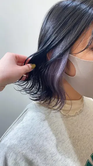 ミディアム カラー Hatanaka Airiのヘアスタイル