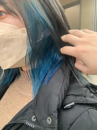 ミディアム SEAM アキホのヘアスタイル