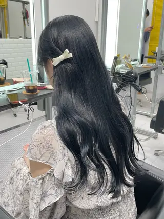 ロング カラー 表参道/透明感 グレージュ/ブラウンのヘアスタイル