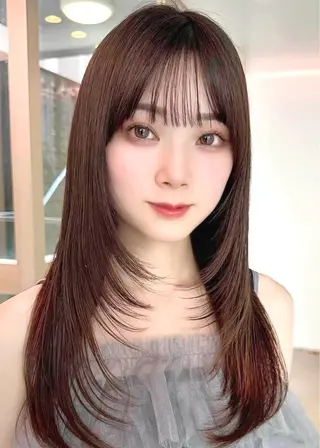 セミロング レイヤーカット Kinoのヘアスタイル