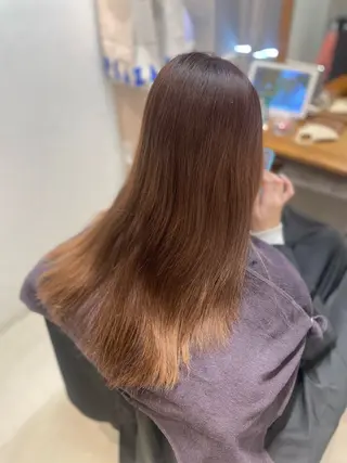【完全個室】髪質改善 暖色カラー/山崎唯奈のヘアスタイル
