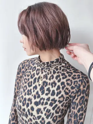 ショート ボブ/ゆるふわ ボブパーマ/とういのヘアスタイル