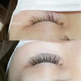 マツエク・マツパ LATTE eyelashのマツエク・マツパデザイン
