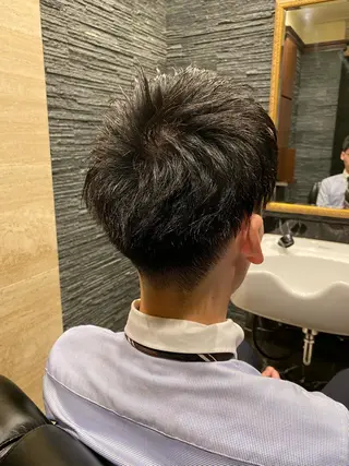 ショート メンズ 浅見 天翔のヘアスタイル