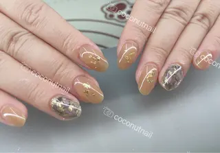 ネイル 神田 ココナッツのネイルデザイン