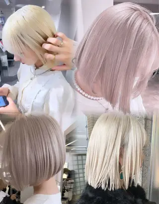 ショート カラー ✨ ラフィス川崎✨ しゅけ/髪質改善特化のヘアスタイル