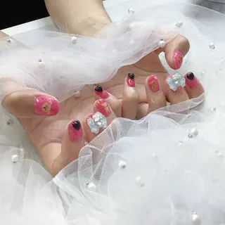 ネイル パーツ全部¥110 サロンミミのネイルデザイン