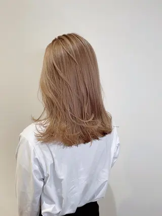 セミロング BRIDGE あきらのヘアスタイル