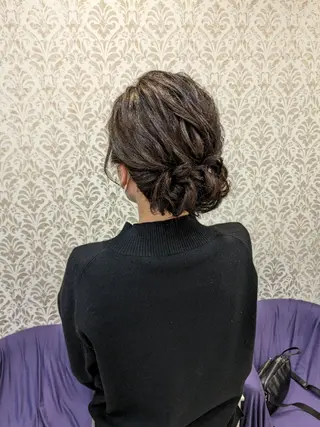 セミロング ヘアアレンジ miku ヘアセット/着付けのヘアスタイル