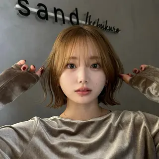 ショート カラー 撮影モデル 様募集中🫧ももかのヘアスタイル