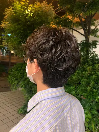 パーマ メンズ yukie🌷 /暖色🍒梅田サロンのヘアスタイル