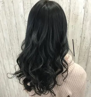 ロング カラー レイヤーカットモデル 募集/藤原一真のヘアスタイル