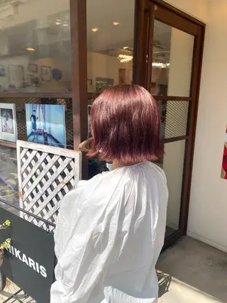 ショート カラー ウチダ ユウヤのヘアスタイル