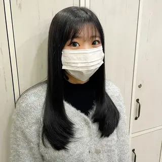 ロング 池田 優那のヘアスタイル