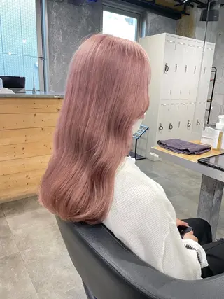 ロング カラー パーマ ヘアアレンジ メンズ キッズ ネイル マツエク・マツパ アイブロウ 透明感カラー・レイヤ ー🎀amika🎀のヘアスタイル