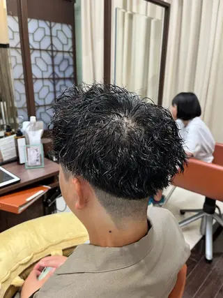 ショート パーマ メンズ 🧊メンズ特化🧊 高木航希のヘアスタイル
