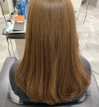 ミディアム カラー 透明感カラー/当日予 約OK🤍〔杉野葵〕のヘアスタイル