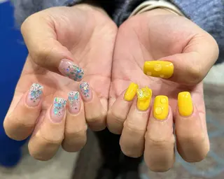 ネイル 0203ムニムサン 💙Mihoのネイルデザイン