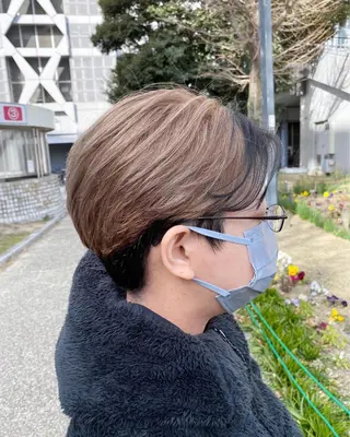 カラー 鈴木/ニュアンス パーマ/メンズのヘアスタイル