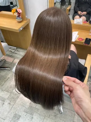 ロング カラー 髪質改善🌸縮毛矯正 専門家💖後藤のヘアスタイル