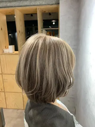 セミロング カラー パーマ ヘアアレンジ メンズ ネイル マツエク・マツパ Sia中野新橋 『JUNYA』のヘアスタイル