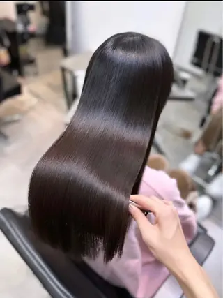 ロング 美髪ストレート/美髪 レイヤー特化増原優斗のヘアスタイル